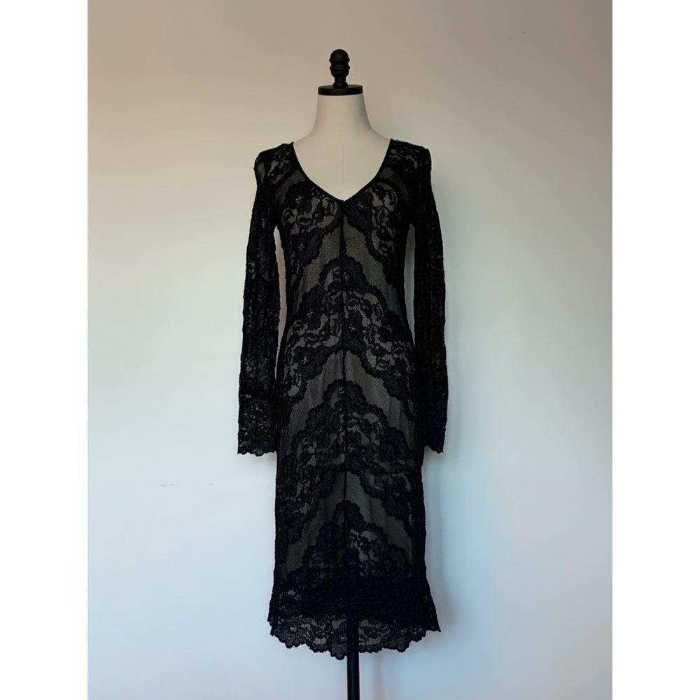 Black Lacy Cocktail Dress
